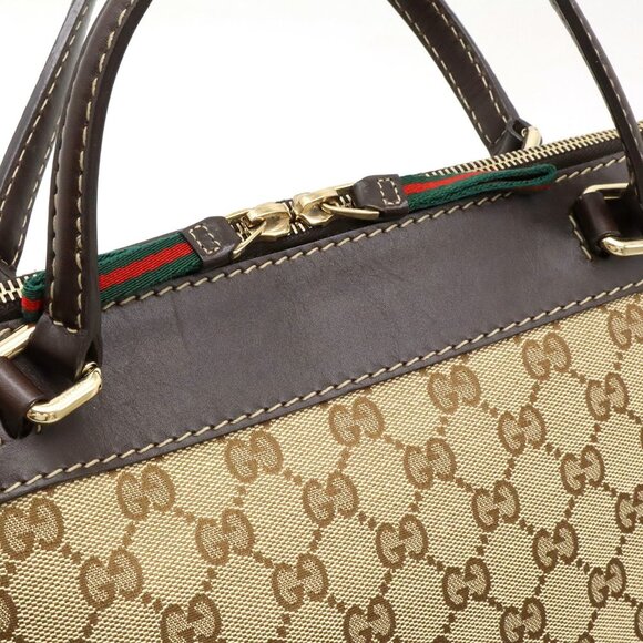 GUCCI Brown Leather Shoulder Bag - Picture 7 of 10